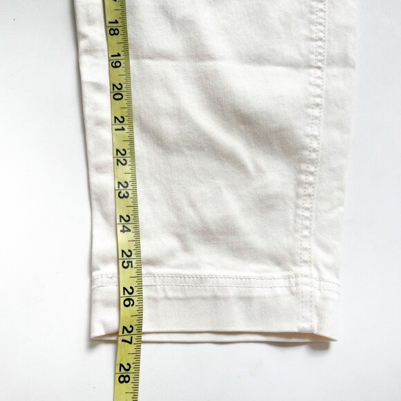 Banana Republic Weekender Slim Barrel Leg Pant Ecru Size 6 NEW NWT - Picture 11 of 11